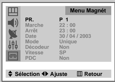 SAMSUNG UW-17J11VD - Un maximum de six enregistements peut êtreprogrammé. - 4