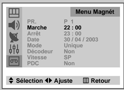 SAMSUNG UW-17J11VD - Un maximum de six enregistements peut êtreprogrammé. - 5