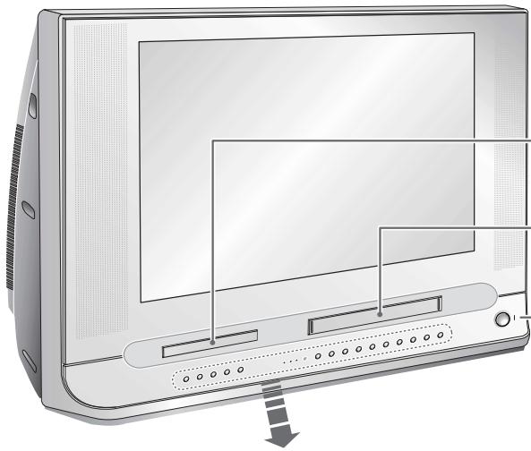 SAMSUNG UW-17J11VD - Panneau de connexion de votre téléviseur - 1
