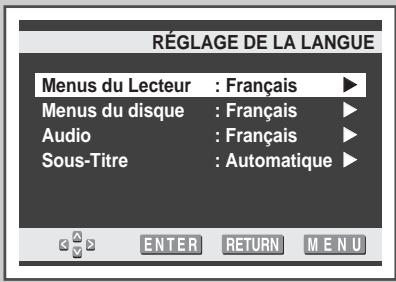 SAMSUNG UW-17J11VD - Configuration des fonctions de langue - 2