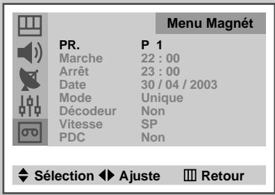 SAMSUNG UW-17J11VD - Un maximum de six enregistrements peut etre programme. - 4