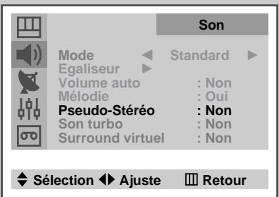 SAMSUNG UW-17J11VD - Paramètres de son supplémentaires - 4