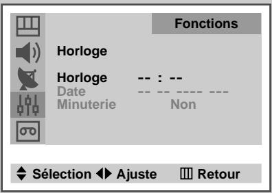 SAMSUNG UW-17J11VD - Réglage de la date et de l'heure actuelles - 3