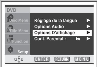 SAMSUNG UW-17J11VD - Configuration de la fonction Aspect TV - 1