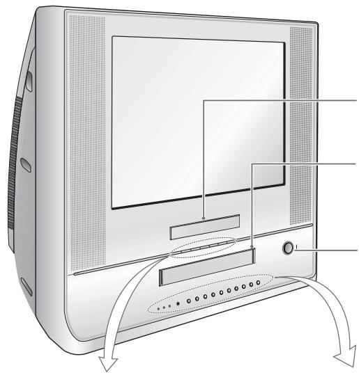 SAMSUNG UW-17J11VD - Panneau de connexion de votre téléviseur - 3