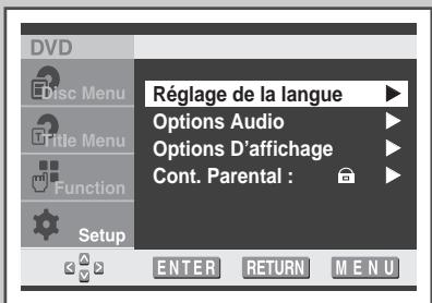 SAMSUNG UW-17J11VD - Configuration des fonctions de langue - 1