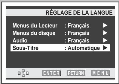 SAMSUNG UW-17J11VD - Configuration des fonctions de langue - 5