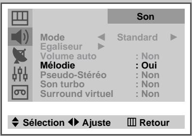 SAMSUNG UW-17J11VD - Paramètres de son supplémentaires - 3