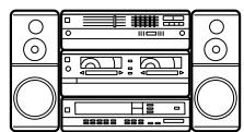 SAMSUNG WS-28A114N - Branchement de la sortie audio - 3