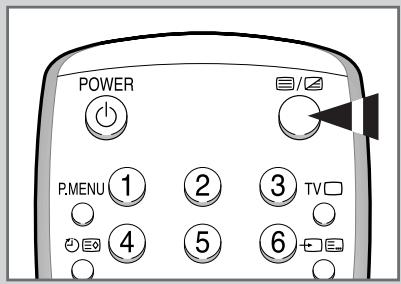 POWER P.MENU ① ② ③ TV □ 4 ⑤ ⑥