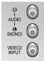 SAMSUNG WS-28A114N - Branchement de l'entrée RCA - 1