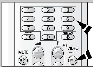 SAMSUNG WS-28M064N - Mémorisation de pages télétexte (en fonction du modèle) - 2