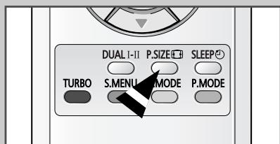 SAMSUNG WS-28M064N - Sélection de la taille de l'image (en fonction du modèle) - 3