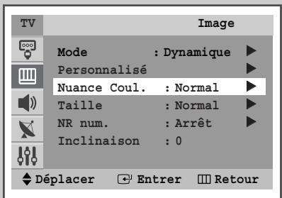 SAMSUNG WS-28M164NW - Changement de la norme image - 7