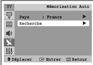 SAMSUNG WS-28M164NW - Mémorisation automatique des canaux - 3