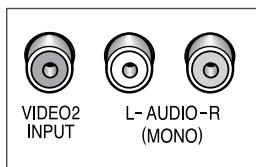 VIDEO2 INPUT L- AUDIO-R (MONO)