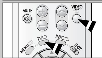 MUTE VIDEO MENU TV INFO EXIT