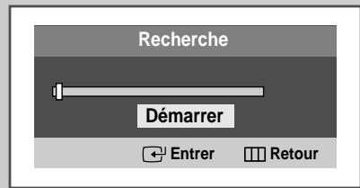 Recherche Démarrer Entrer Retour