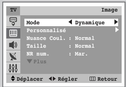 SAMSUNG WS-32M226T - Changement de la norme image - 2