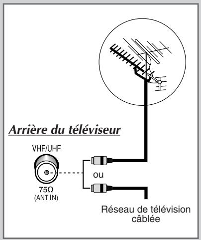 SAMSUNG WS-32M226T - Branchement à un réseau de télévision câlée ou hertzienne - 1