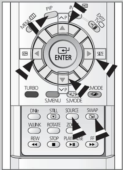 SAMSUNG WS-32M226T - Affichage image dans l'image (PIP) (en fonction du modèle) - 10