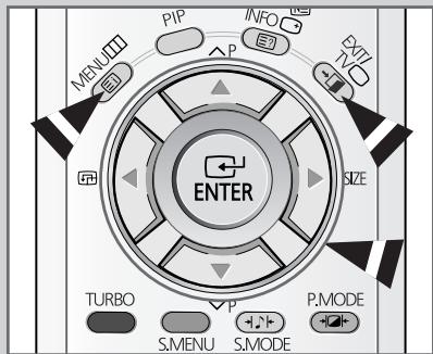 PIP INFO MENU P RVD ENTER SIZE TURBO P P.MODE S.MENU S.MODE