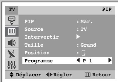 SAMSUNG WS-32Z316T - Affichage image dans l'image (PIP) (en fonction du modèle) - 12