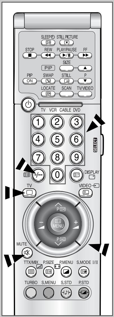 SAMSUNG WS-32Z68P - Télécommande - 1