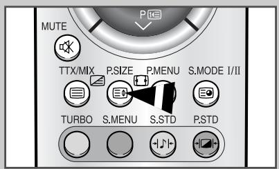 SAMSUNG WS-32Z68P - Sélection de la taille de l'image - 1