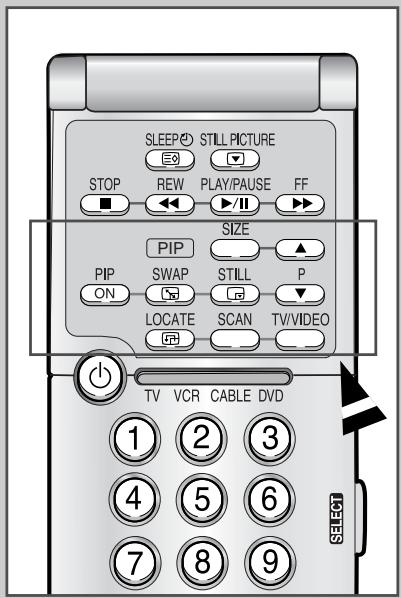 SAMSUNG WS-32Z68P - Affichage image dans l'image (PIP) : option (suite) - 1