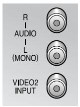 SAMSUNG WS-32Z68P - Branchement de l'entrée RCA - 1
