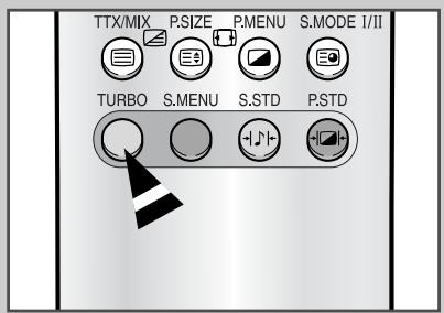 SAMSUNG WS-32Z68P - Sélection du son turbo - 1
