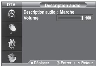 SAMSUNG LE32A336 - Sélection de la description audio - 3