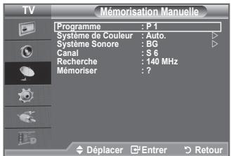 SAMSUNG LE32A336 - Mémorisation manuelle des canaux - 2