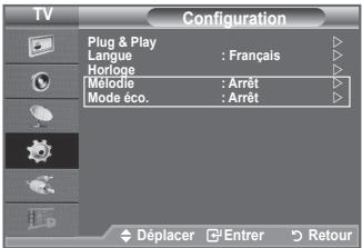 SAMSUNG LE32A336 - Mélodie / Mode éco. - 1