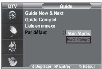 SAMSUNG LE32A336 - Configurer le Guide par défaut - 1