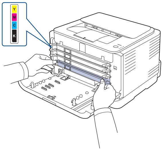 SAMSUNG CLP-310 - Redistribution du toner - 5