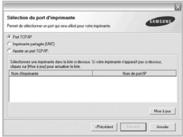 SAMSUNG CLP-310 - Sélectionnez installation standard sur imprimante réseau. cliquez sur suivant. - 2