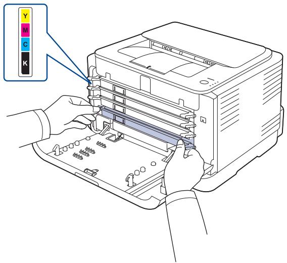 SAMSUNG CLP-310 - Remplacement de la cartouche de toner - 6