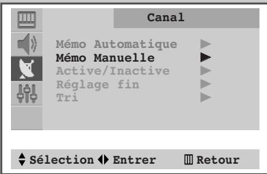 SAMSUNG CS-21M16ML - Mémorisez les chaînes manuellement - 1
