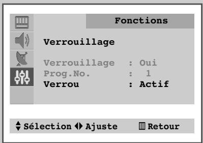 SAMSUNG CS-21M16ML - Activez le Verrouillage - 4