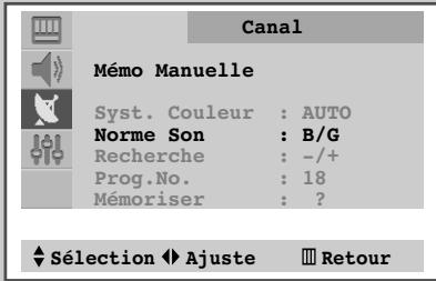 SAMSUNG CS-21M16ML - Mémorisez les chaînes manuellement - 3