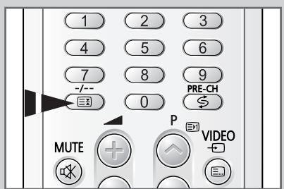 SAMSUNG CS-21S8MH - Sélectionner une chaîne dont le numéro est supérieur à neuf - 1