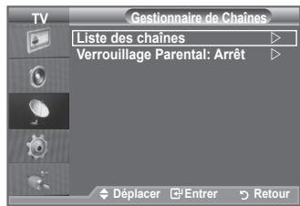 SAMSUNG LA32A550P1R - Ajout/Verrouillage de canaux - 2