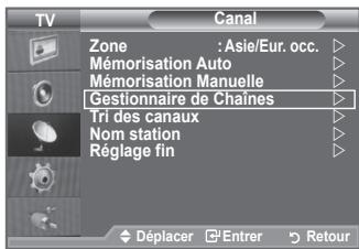SAMSUNG LA32A550P1R - Ajout/Verrouillage de canaux - 1