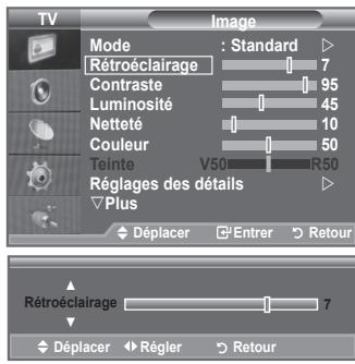 SAMSUNG LA32A550P1R - Réglage de l'image personalisée - 1