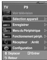 SAMSUNG LA32A550P1R - Recherche d'appareils Anynet+ et basculement entre des appareils - 1