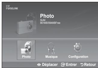 SAMSUNG LA32A550P1R - Utilisation du menu WISELINK - 3