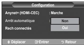 SAMSUNG LA32A550P1R - Extinction automatique d'un apparéil Anynet+ lorsque le téléviseur est mis hors tension - 1