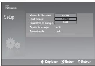 SAMSUNG LA32A550P1R - Vitesse du diaporama: - 1